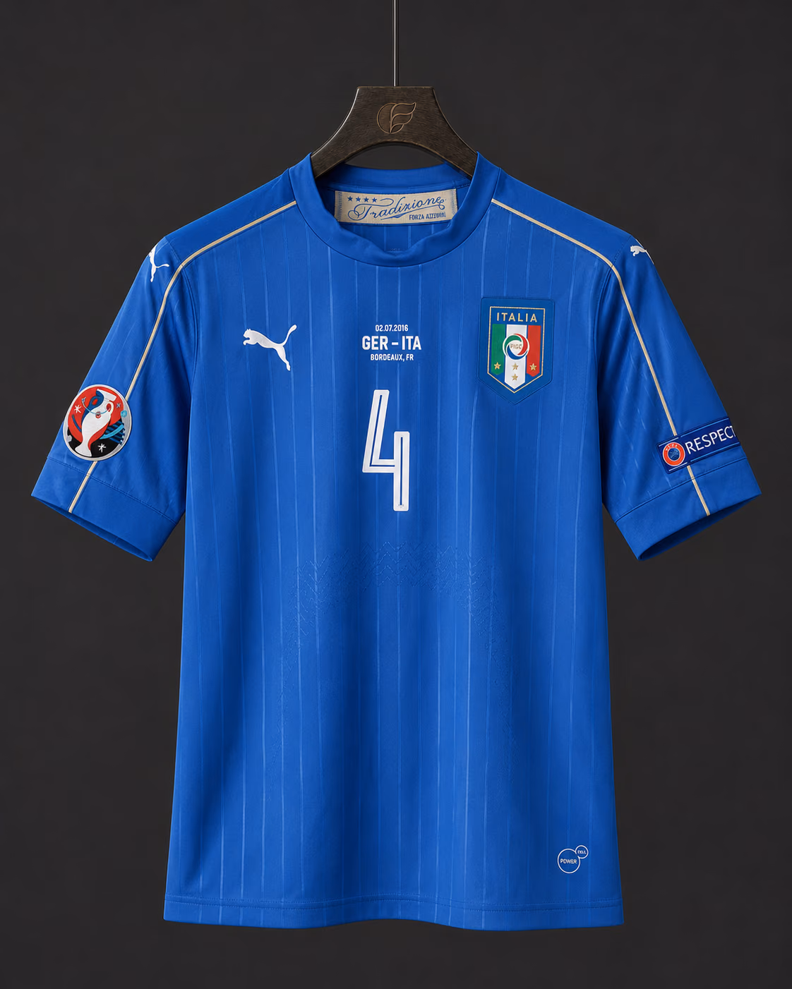 Matteo Darmian – Italy matchworn shirt