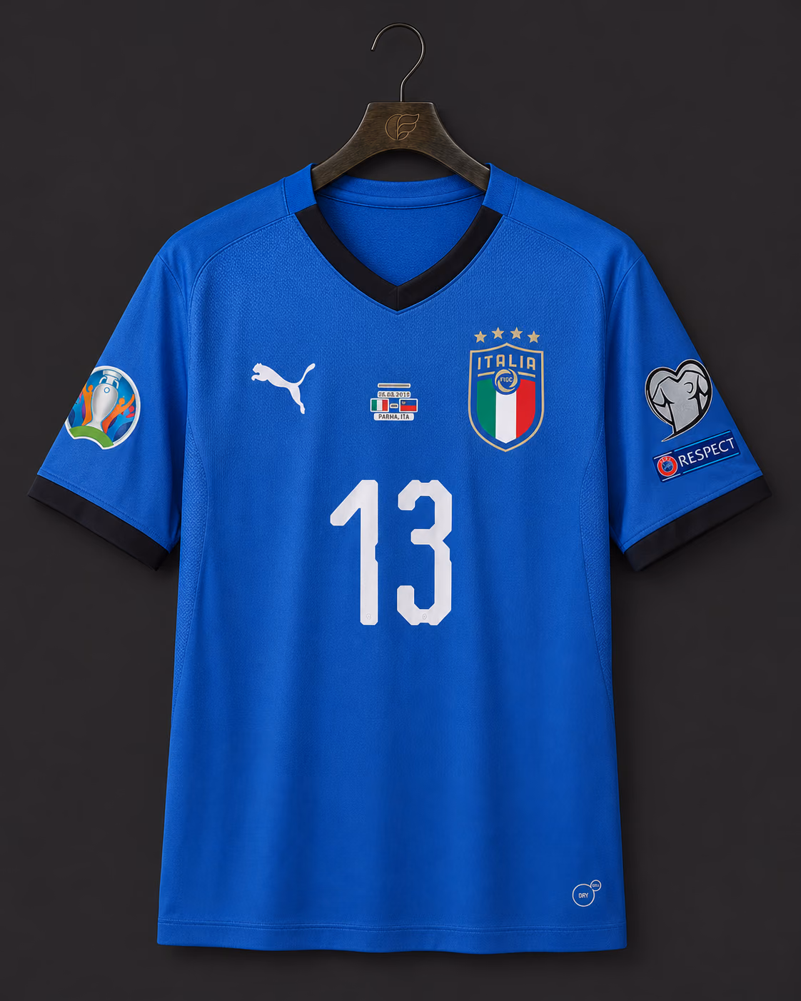 Alessio Romagnoli – Italy matchworn shirt